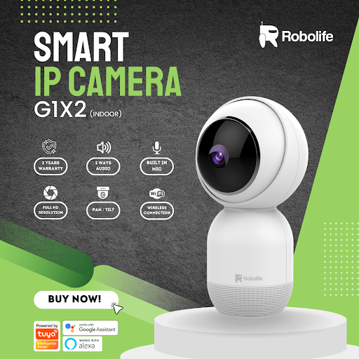 Robolife IP Camera CCTV WiFi G1X2